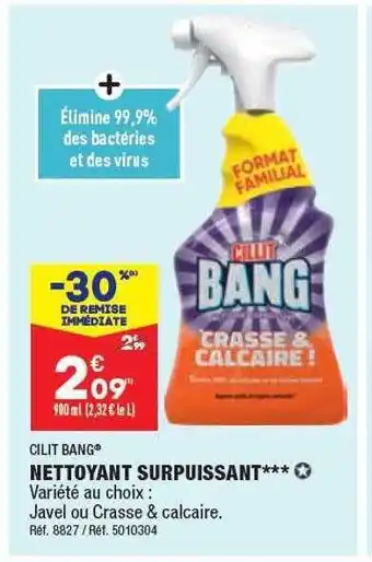 ALDI Nettoyant surpuissant cilit bang offre