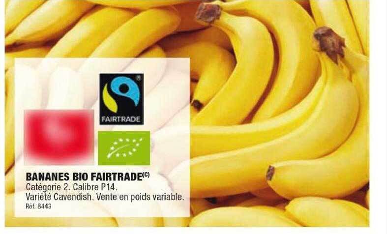 Promo Bananes bio fairtrade chez ALDI