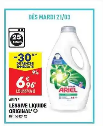 Lessive liquide original ariel
