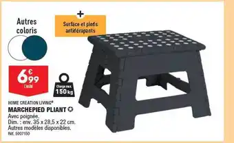 ALDI Marchepied pliant home création living offre