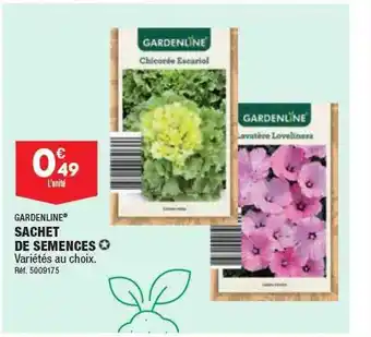 ALDI Sachet de semences gardenline offre