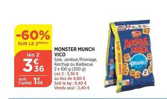 Bi1 Monster munch vico offre