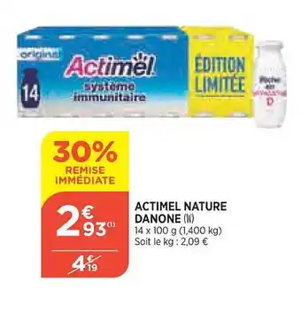 Actimel nature danone