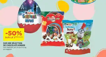 Chocolats kinder