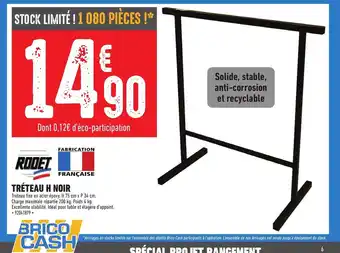Brico Cash Treteau H Noir offre