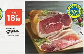 Bi1 Jambon d'auvergne igp offre