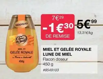 Miel et gelée royale lune de miel