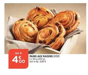 Pains aux raisins