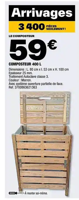 Composteur 400l