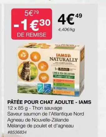 Costco Pâtée pour chat adulte - iams offre