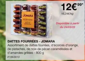 Costco Dattes fourrées - jomara offre