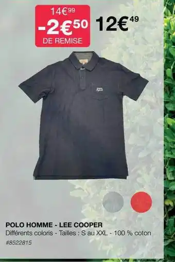 Costco Polo homme - lee cooper offre