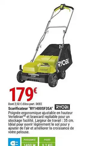 Gamm vert Scarificateur offre