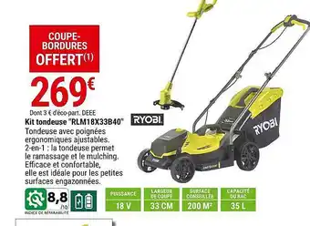 Gamm vert Kit tondeuse offre