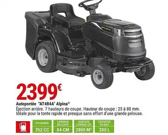 Gamm vert Autoportée offre