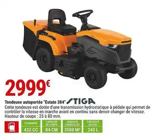 Gamm vert Tondeuse autoportée offre