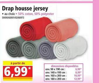 Drap housse jersey