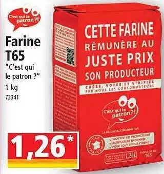 Norma Farine t65 offre