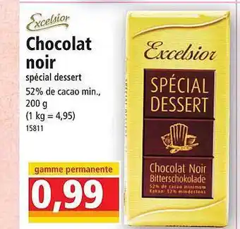 Chocolat noir excelsior