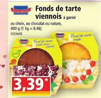 Norma Fonds de tarte viennois à garnir offre