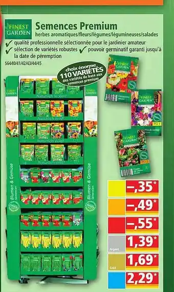 Norma Semences premium finest garden offre
