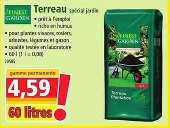 Norma Terreau spécial jardin finest garden offre