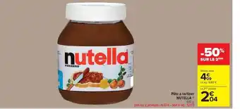 PĂąte Ă tartiner nutella