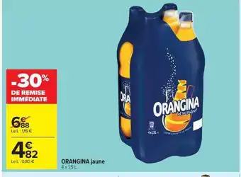 Carrefour Market Orangina jaune offre