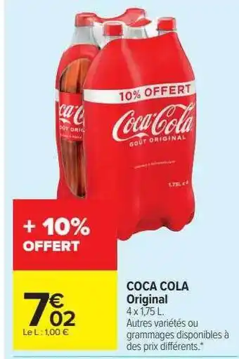 Carrefour Market Coca cola original offre