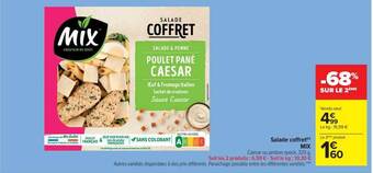 Carrefour Market Salade coffret mix offre