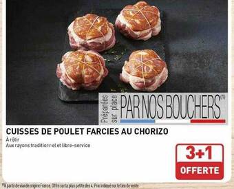 Grand Frais Cuisses de poulet farcies au chorizo offre