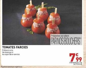 Grand Frais Tomates farcies offre