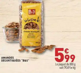 Grand Frais Amandes décortiquées offre