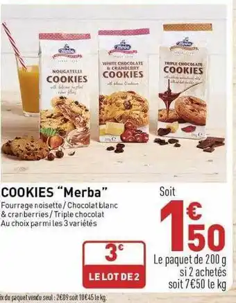 Grand Frais Cookies offre