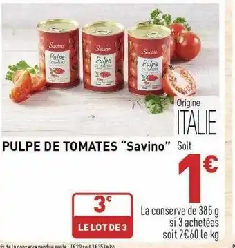 Pulpe de tomates