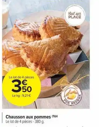 Carrefour Market Chausson aux pommes offre
