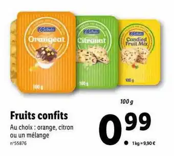 Fruits confits