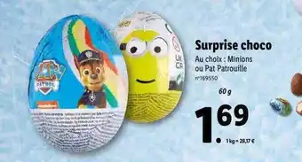 Lidl Surprise choco offre