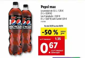 Pepsi max