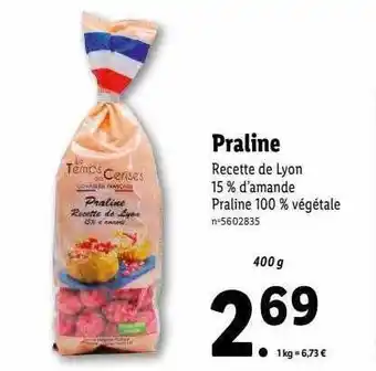 Lidl Praline offre