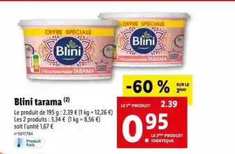 Lidl Blini tarama offre