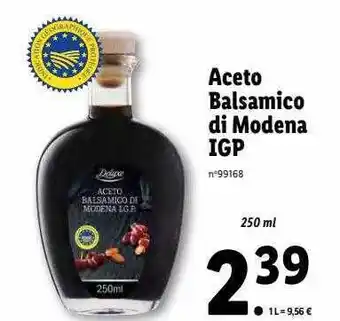 Lidl Aceto balsamico di modena igp deluxe offre