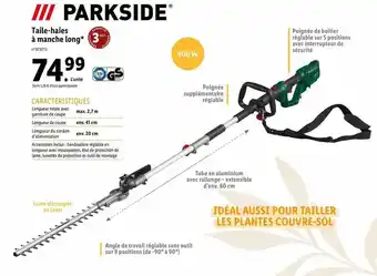 Lidl Taille-haies à manche long parkside offre