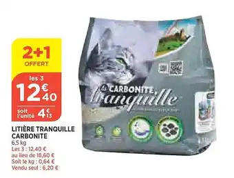 Litière tranquille carbonite
