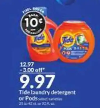 Tide laundry detergent
