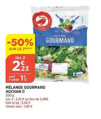Maximarché Mélange gourmand auchan offre