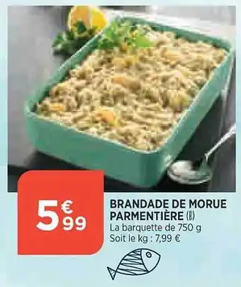 Brandade de morue parmentière