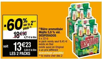 Cora x Carrefour Bière desperados offre