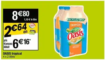 Cora x Carrefour Boissons oasis offre
