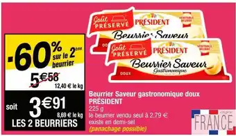 Cora x Carrefour Beurre président offre